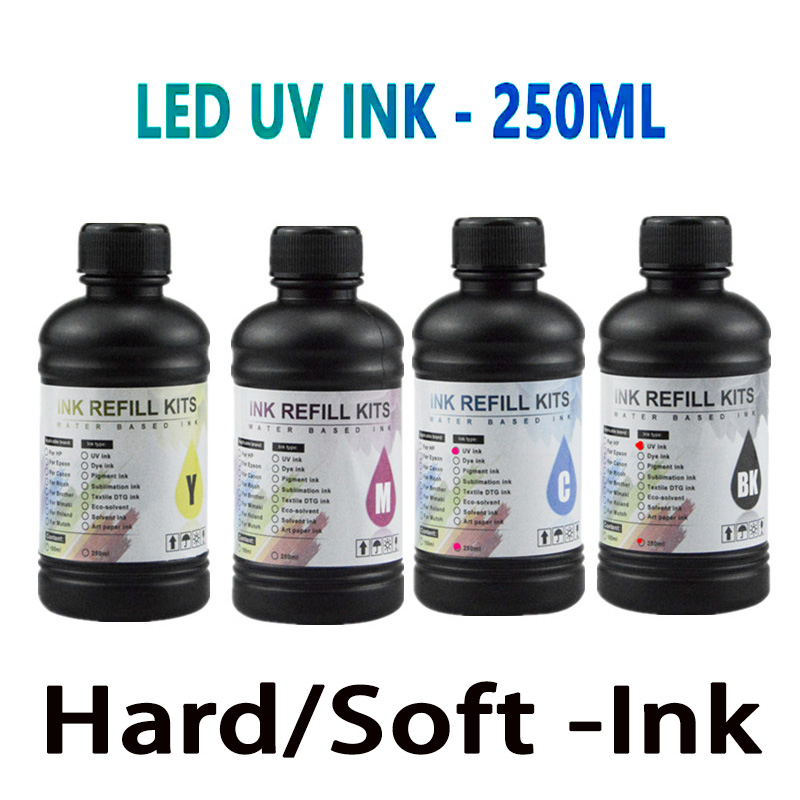 Fountain Pen Bottled Ink - 250ML/Bottle UV Hard Ink LED UV