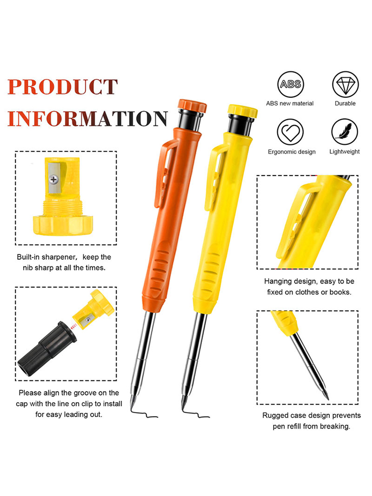 Solid Carpenter Pencil Set Woo - Staedtler Pencil Lumocolor recension och pris