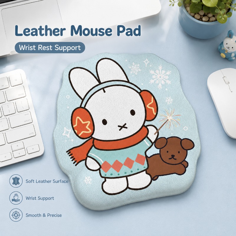 Anime Miffy Leather Mouse Pad  - Leather Desk Pad recension och pris