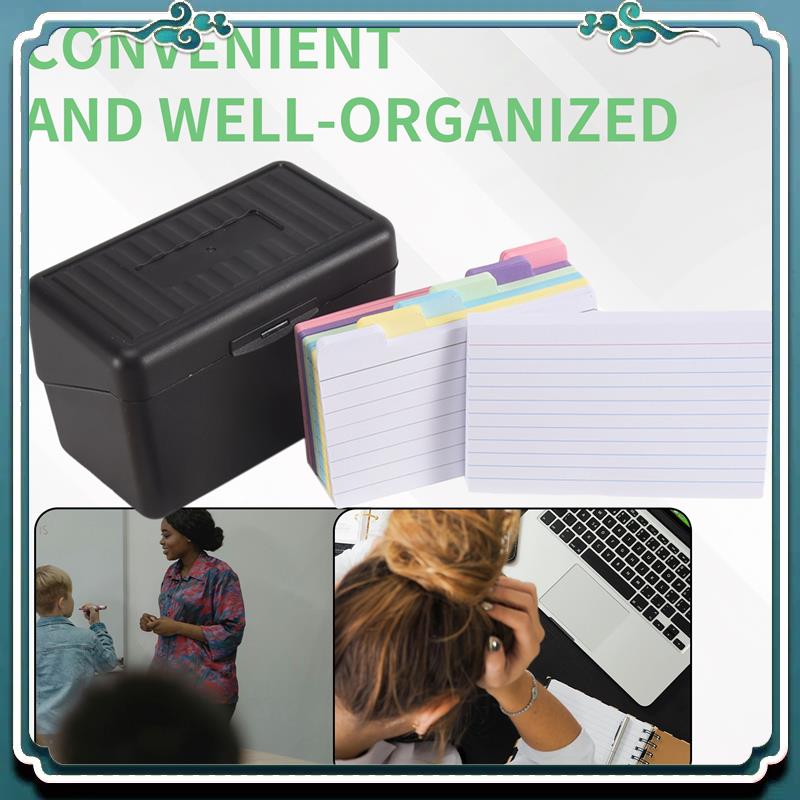 Index Card Holder Set,Index Bo - Card Index Box recension och pris