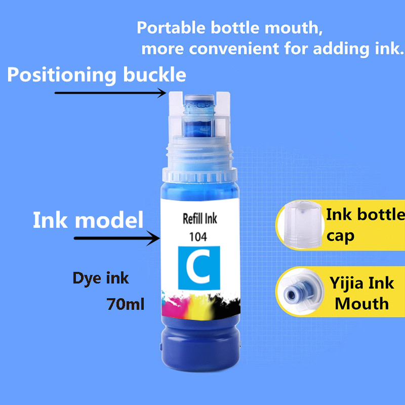 104 Ink Compatible with Epson  - Fountain Pen Bottled Ink recension och pris