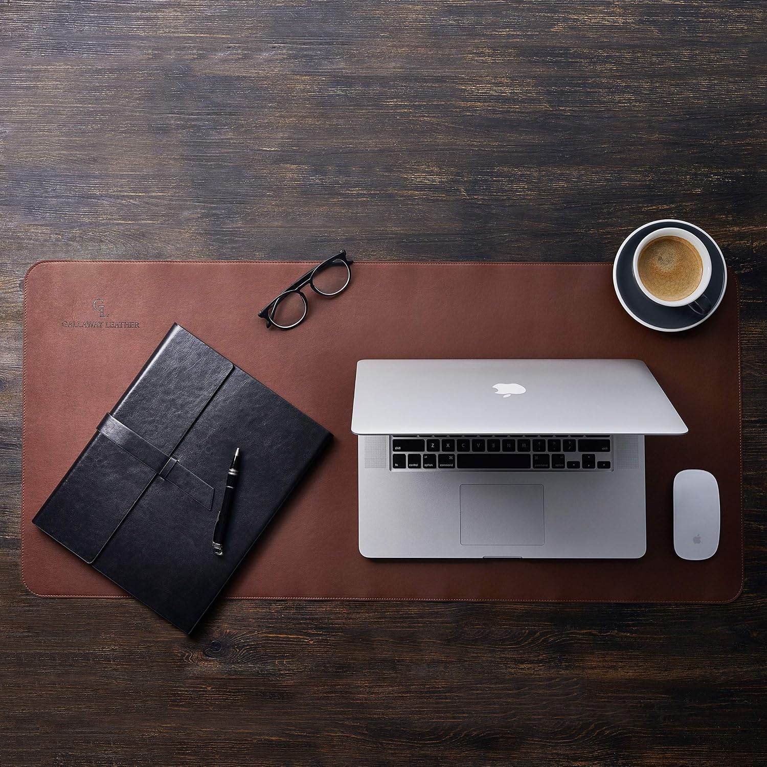 Large PU Leather Desk Mat 36x1 - Leather Desk Pad recension och pris