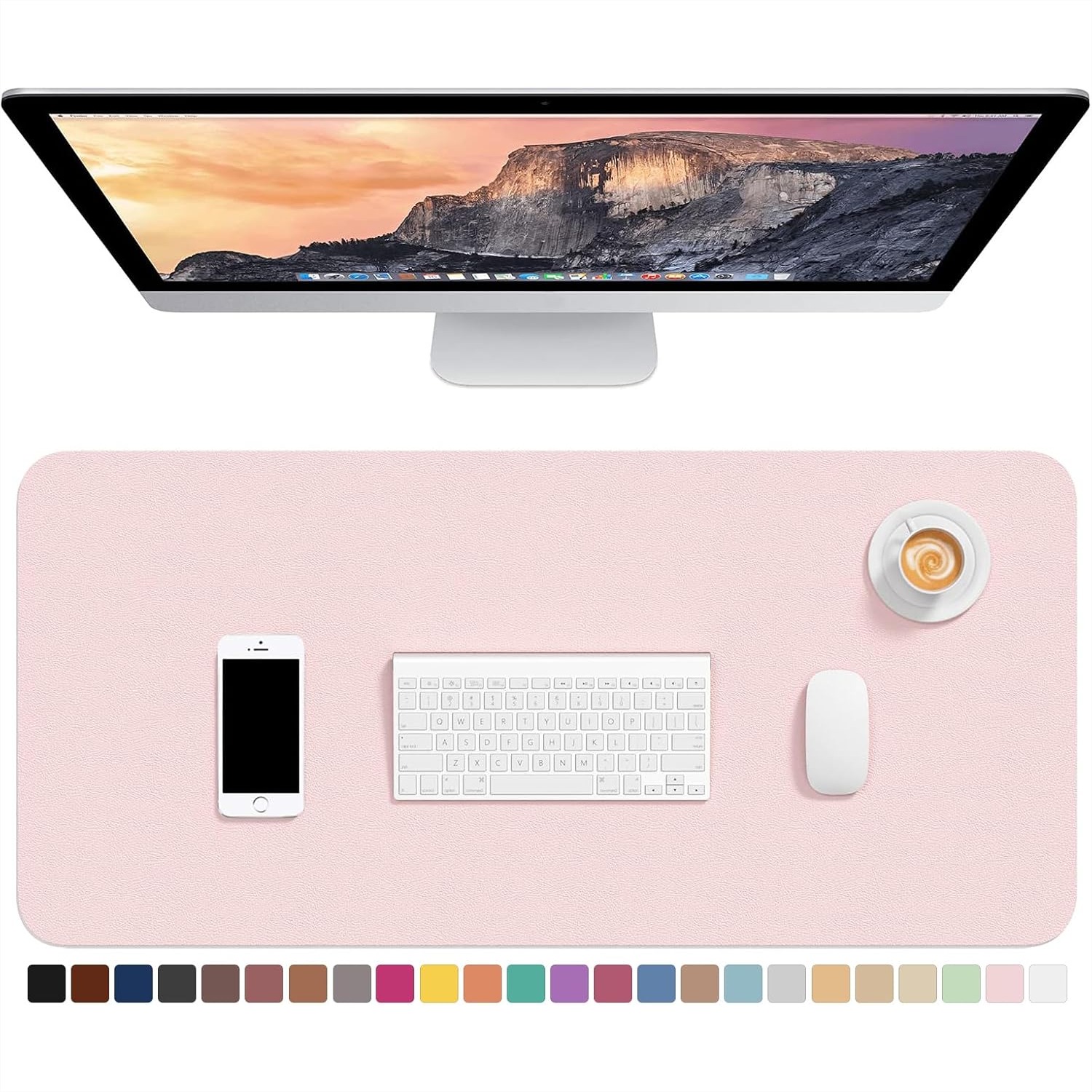 30x14 Inch PU Leather Desk Pad - Leather Desk Pad recension och pris