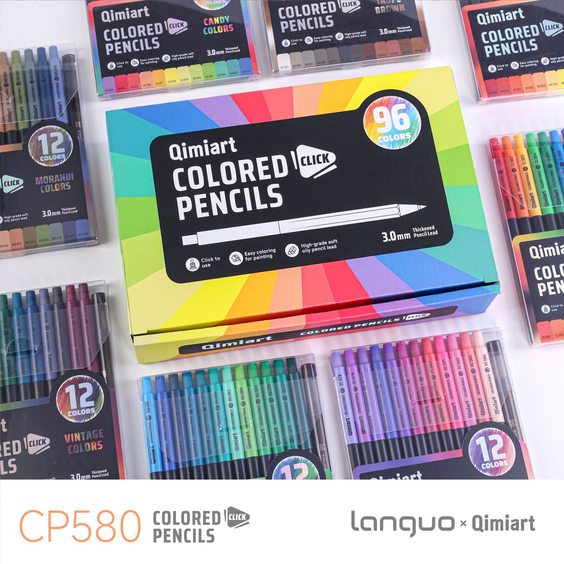 96 Colors Retractable Colored  - Staedtler Pencil Lumocolor recension och pris