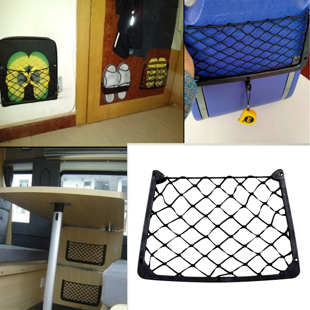 Car Seat Back Storage Net Elas - Magazine Holder Rack recension och pris