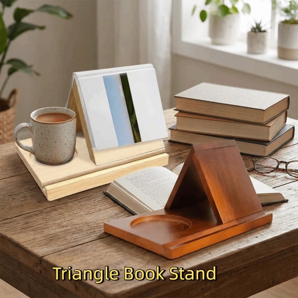 Minimalist 2 in 1 Triangle Woo - Magazine Holder Rack recension och pris