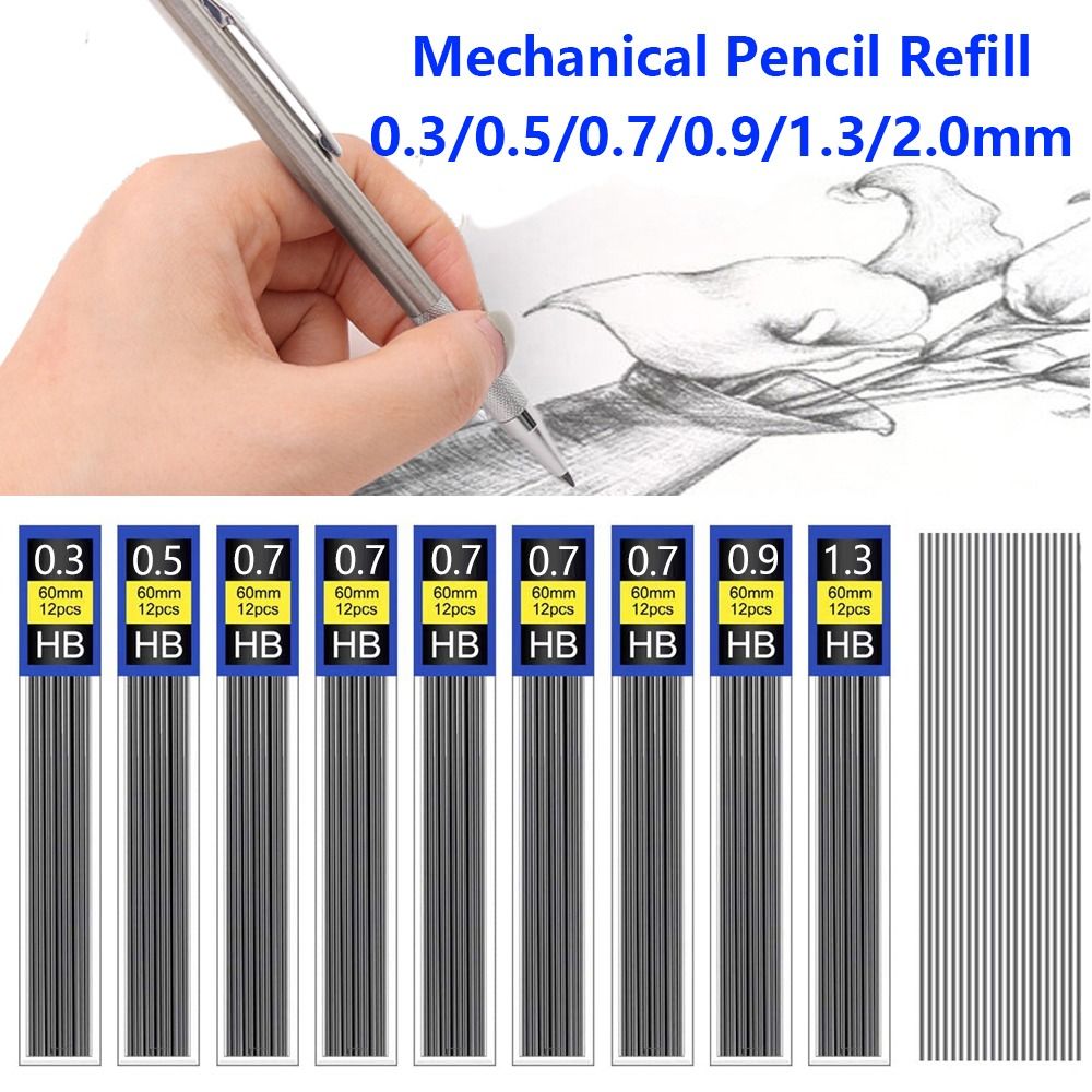 6 Boxes 0.3/0.5/0.7/0.9/1.3/2. - Mechanical Pencil 0.3 recension och pris