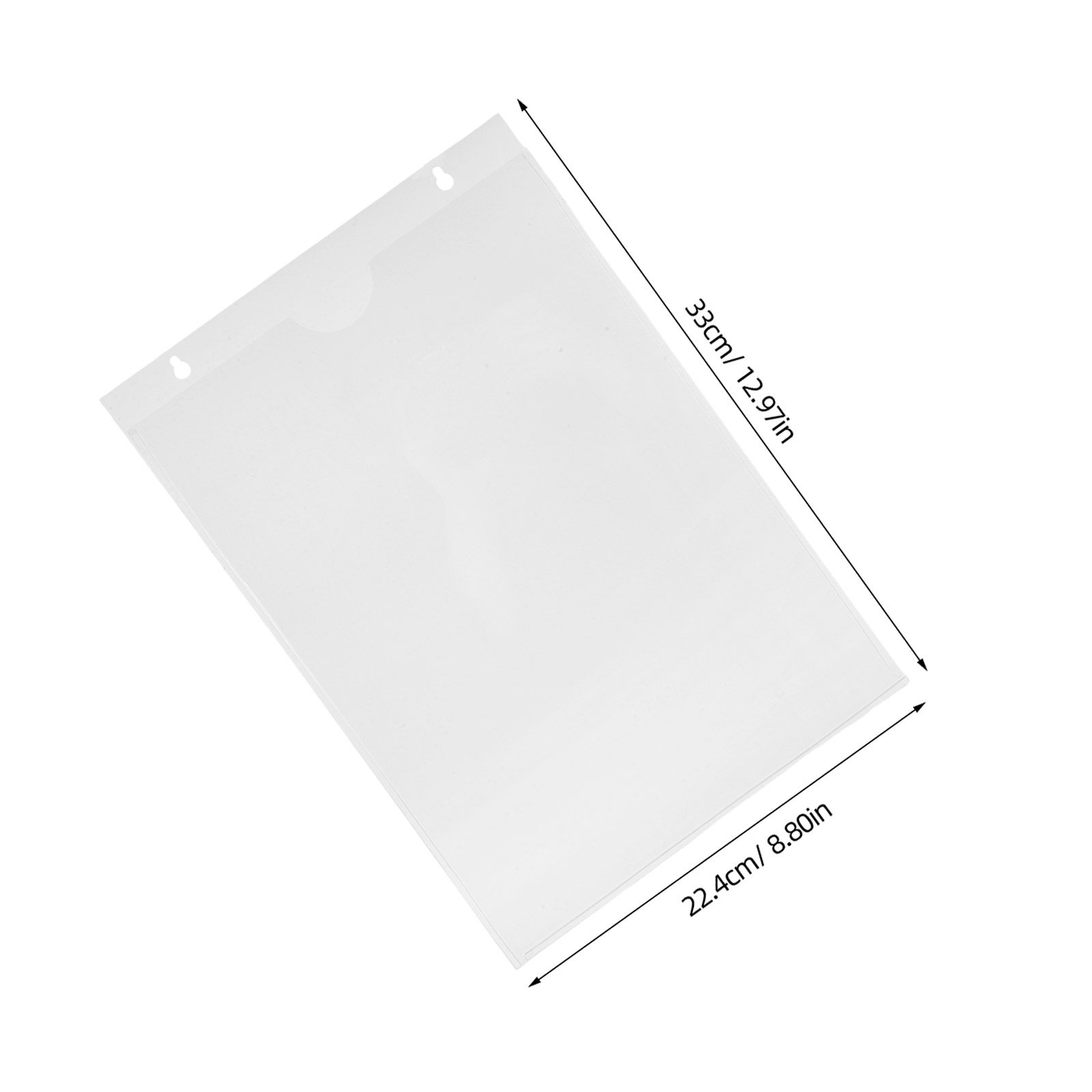 Clear Wall Mounted Acrylic Mag - Magazine Holder Rack recension och pris