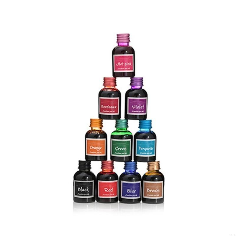 10 Colors 1 Bottle Pure Colorf - Fountain Pen Bottled Ink recension och pris