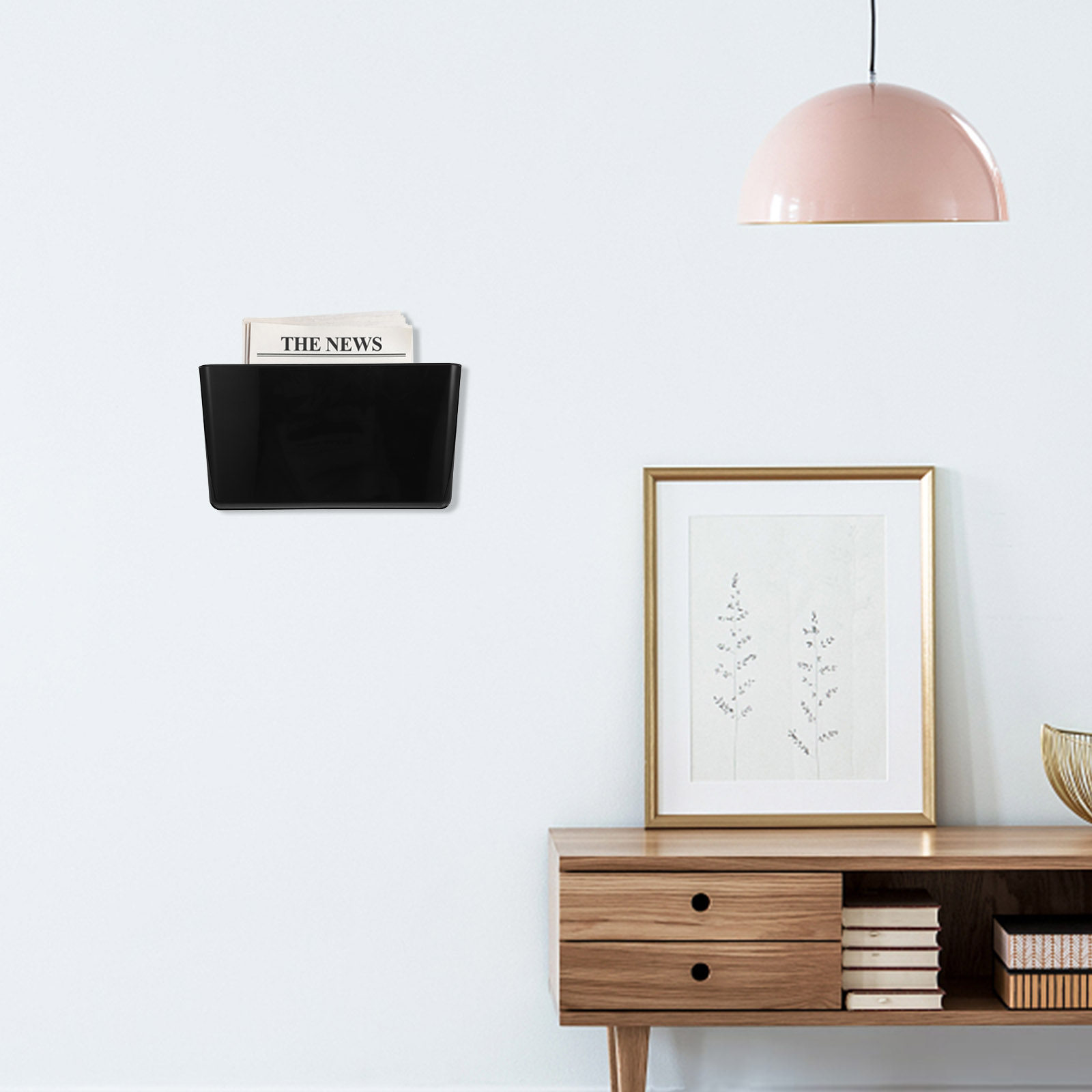 Wall Mount File Organizer Sing - Magazine Holder Rack recension och pris