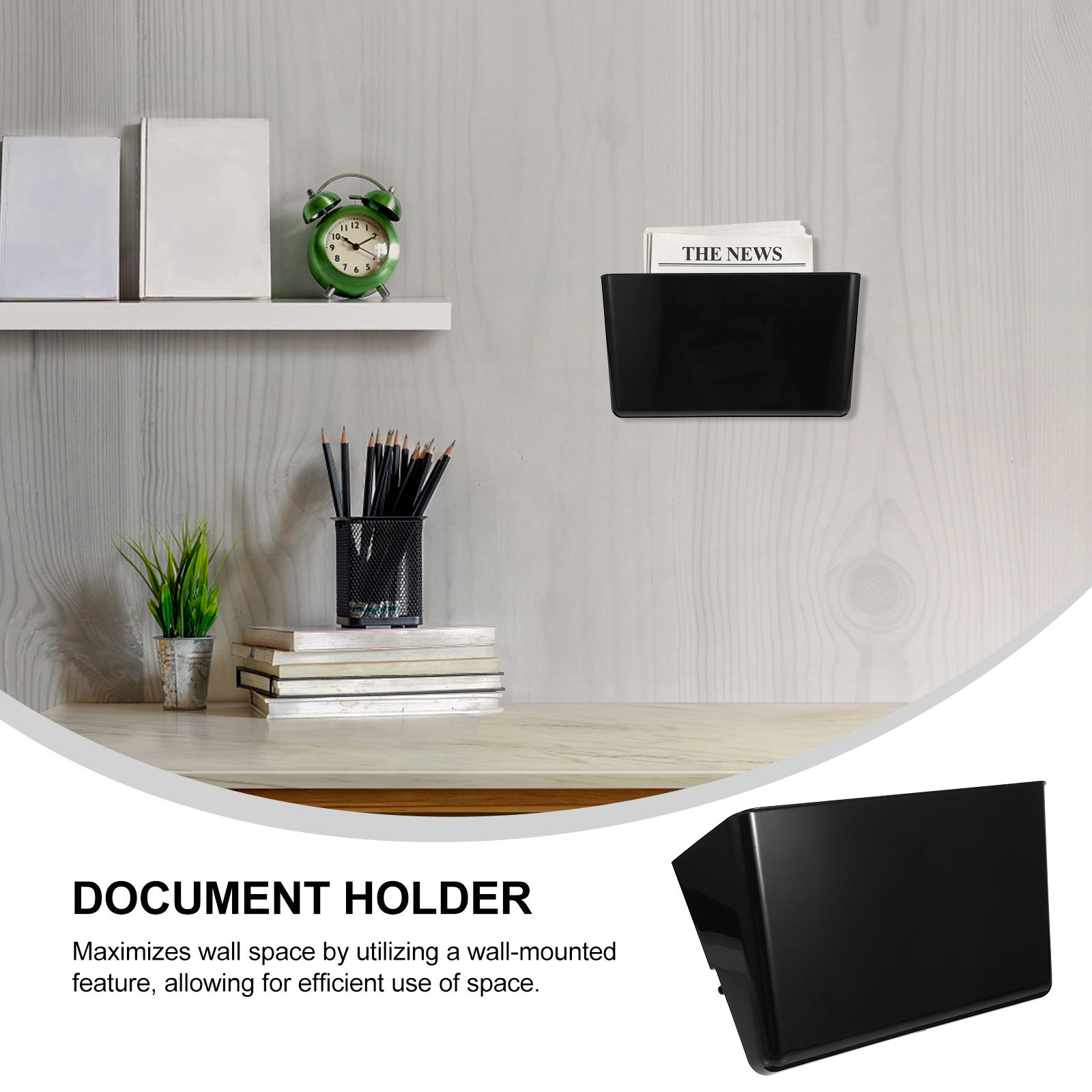 Wall Mount File Organizer Sing - Magazine Holder Rack recension och pris