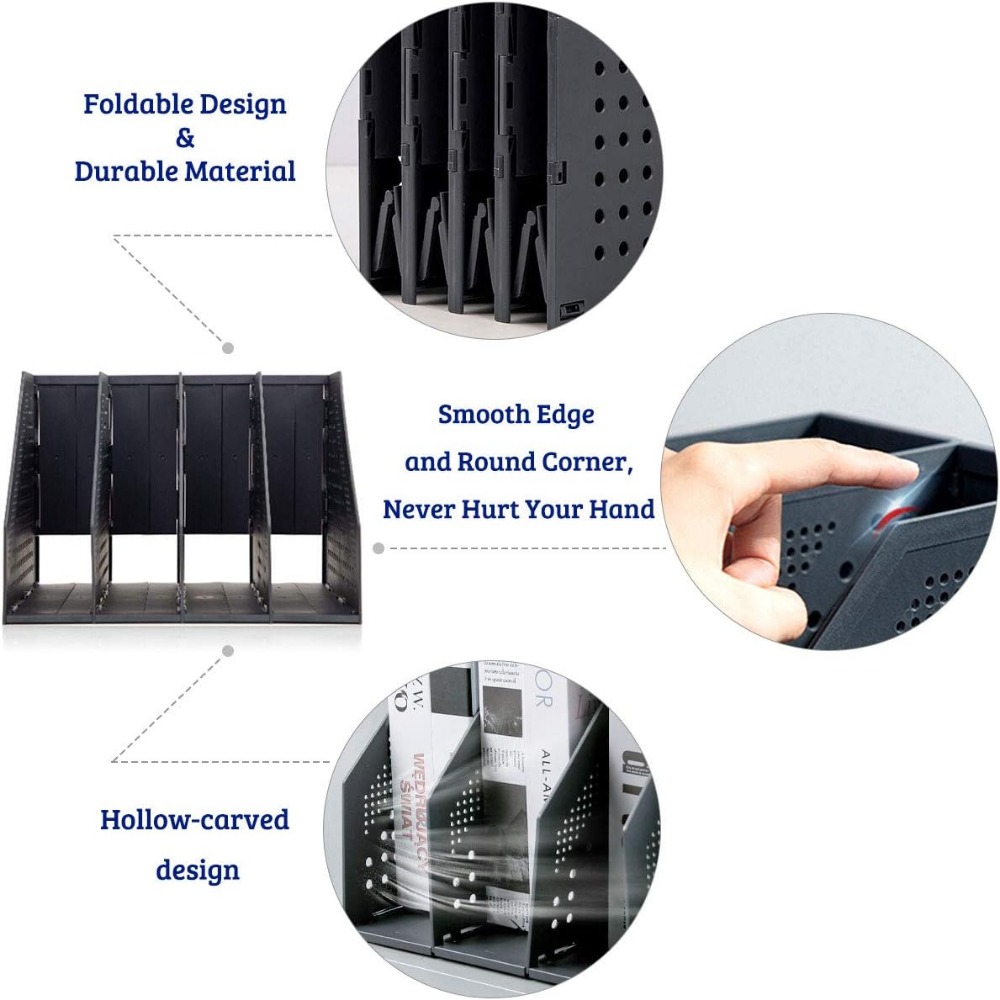 Collapsible Magazine Holder Pl - Magazine Holder Rack recension och pris