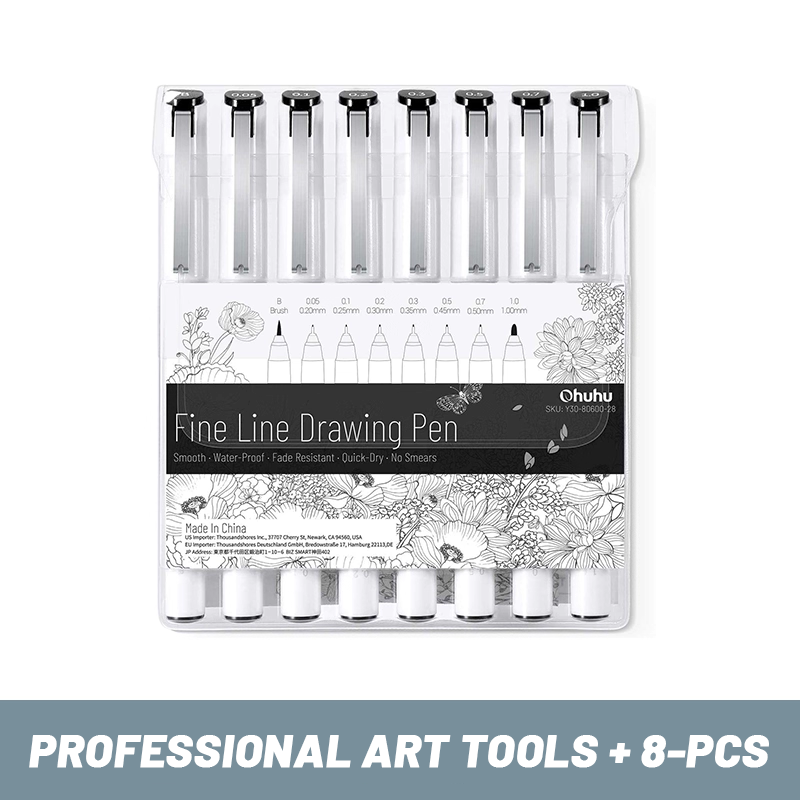 Ohuhu Micro Pen Fineliner Draw - Correction Pen Fine recension och pris