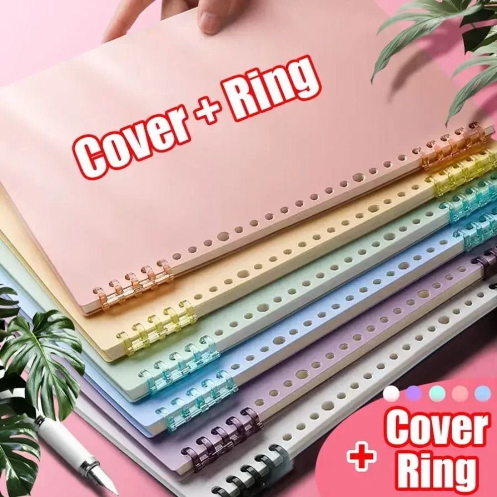 4Pcs PP Loose-leaf Book Cover  - Binder A4 Lever recension och pris