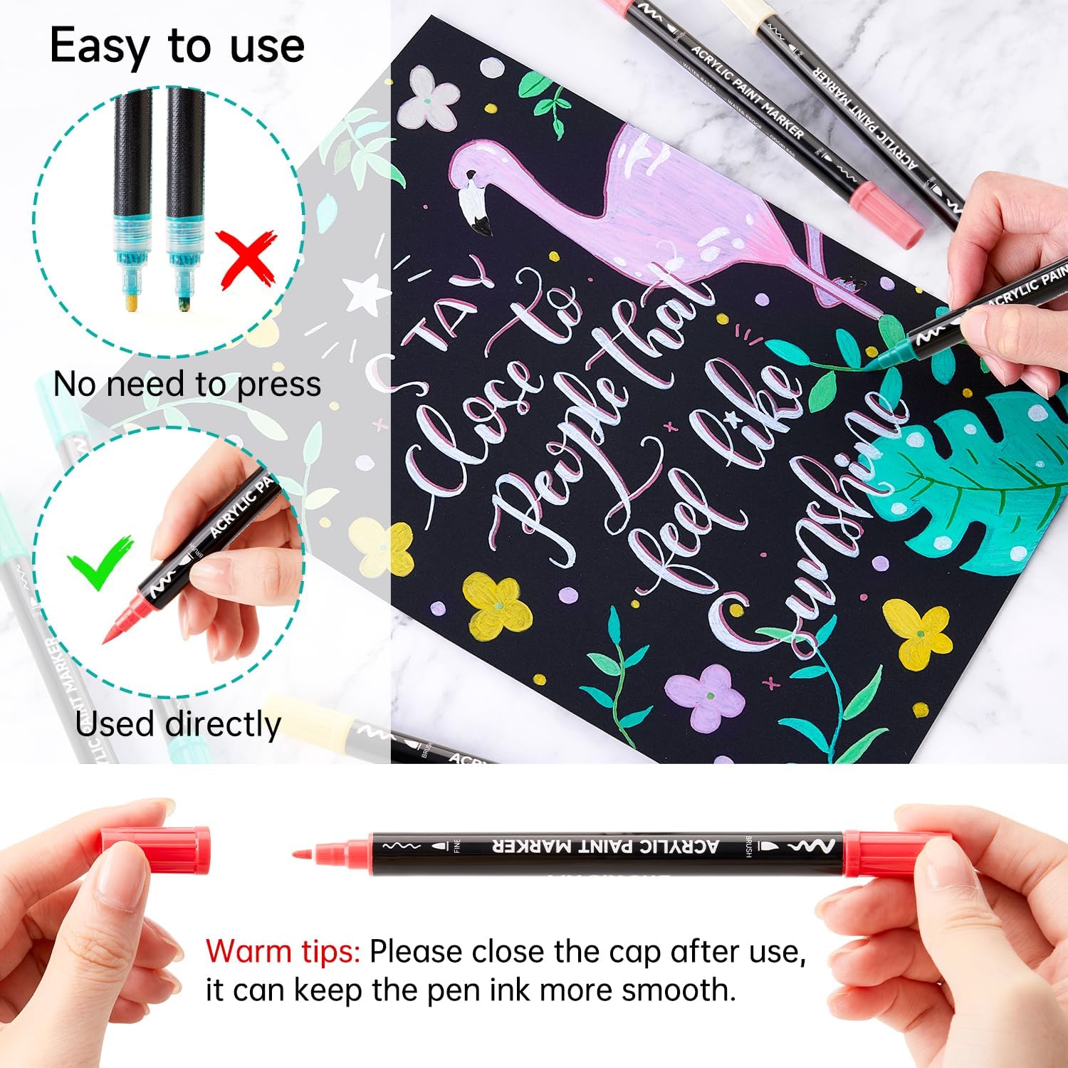 Shuttle Art 60 Colors Dual Tip - Correction Pen Fine recension och pris