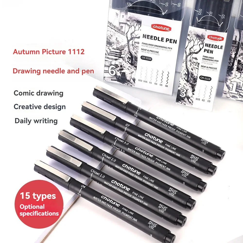 Black Micro Pens,15 Sizes,Wate - Correction Pen Fine recension och pris