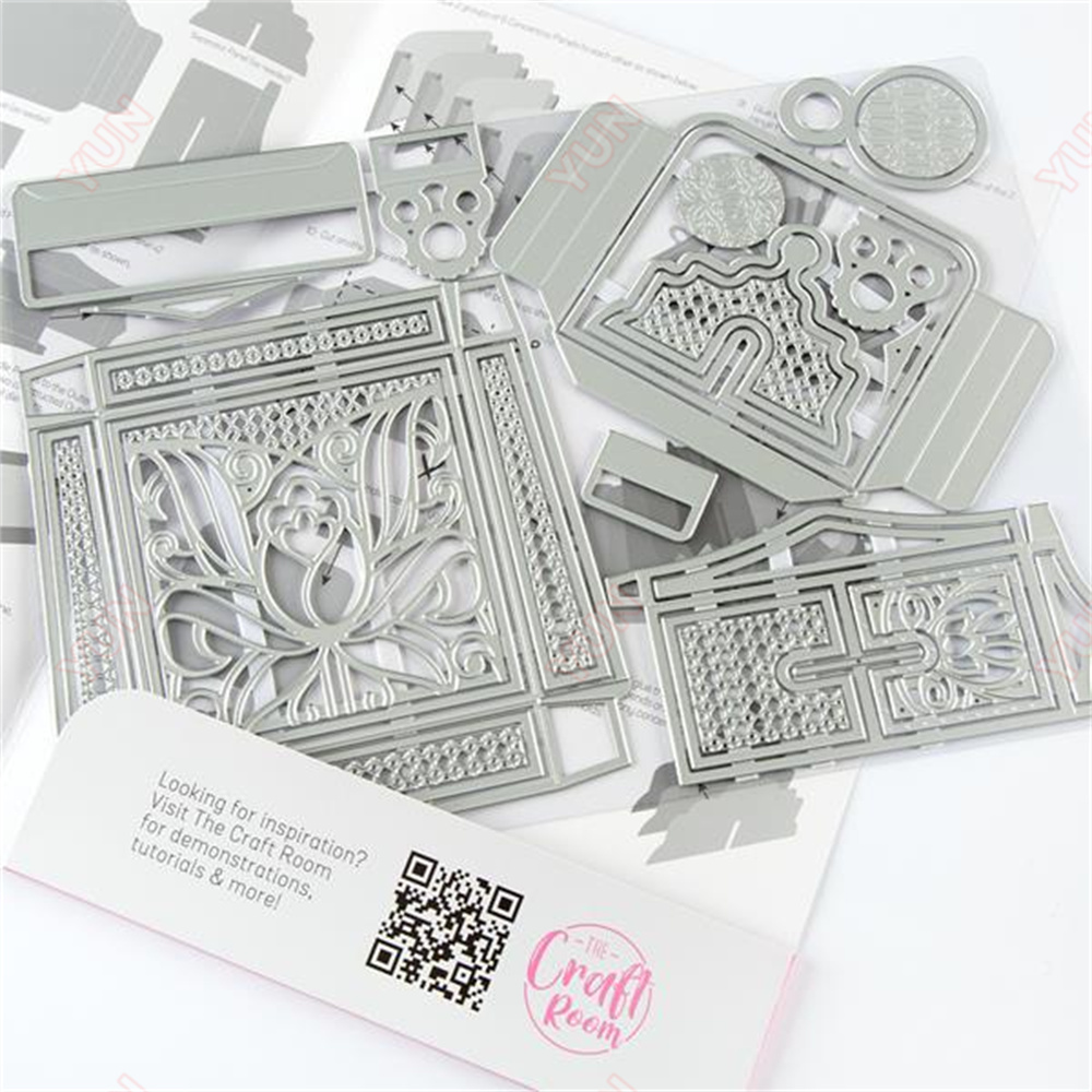 Mini Index Bureau Box Die Set  - Card Index Box recension och pris