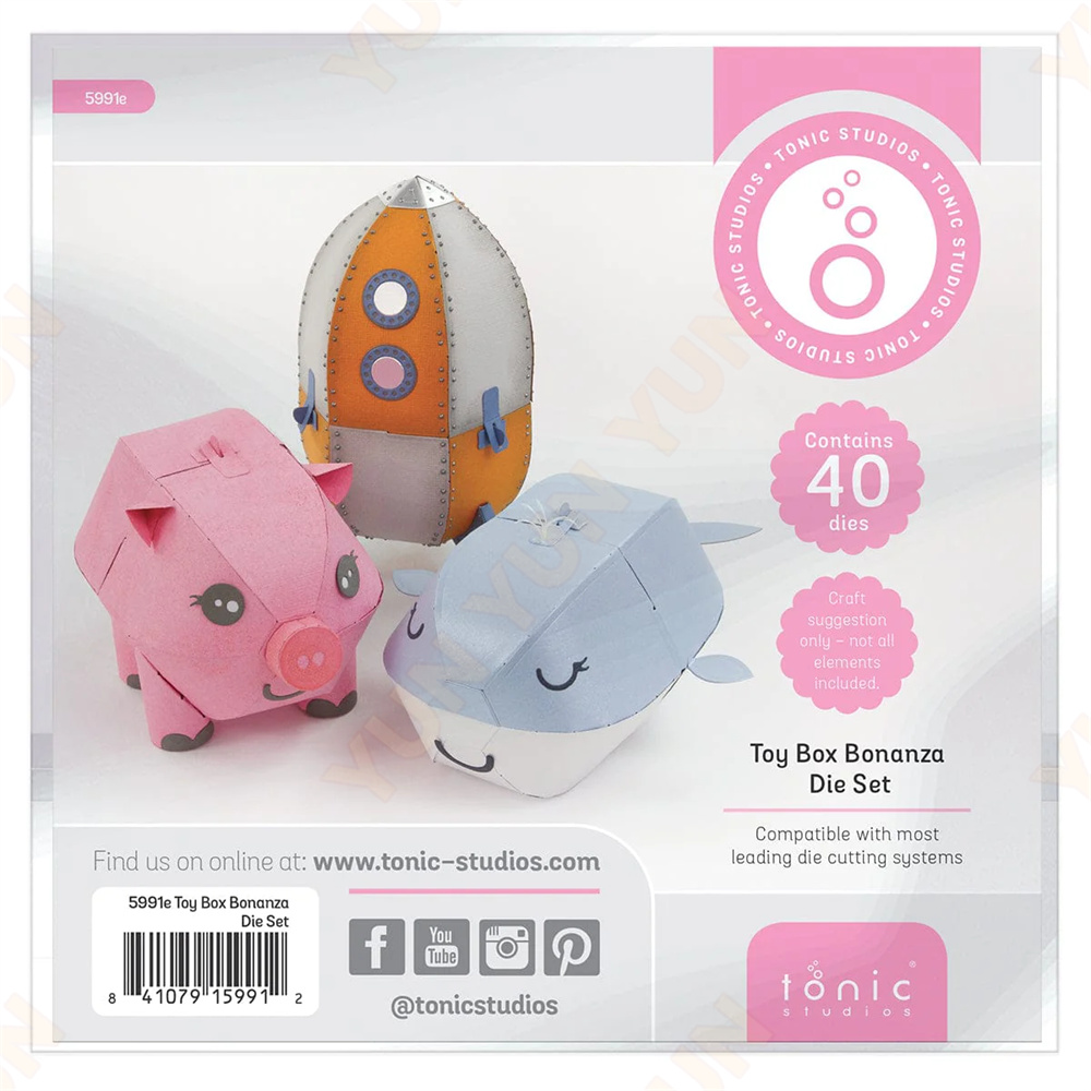 Mini Index Bureau Box Die Set  - Card Index Box recension och pris