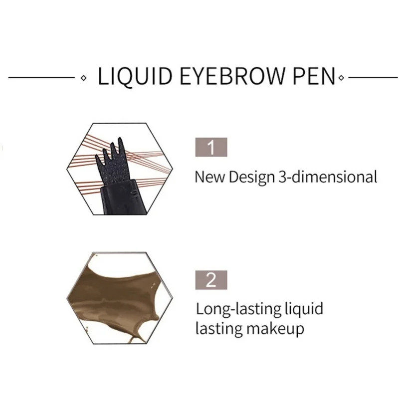 4D Microblading Eyebrow Pen wi - Correction Pen Fine recension och pris