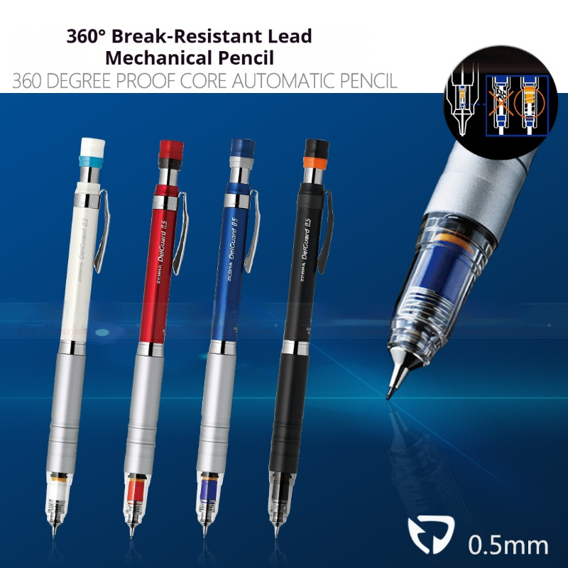 Japanese ZEBRA DelGuard MA86 M - Staedtler Pencil Lumocolor recension och pris