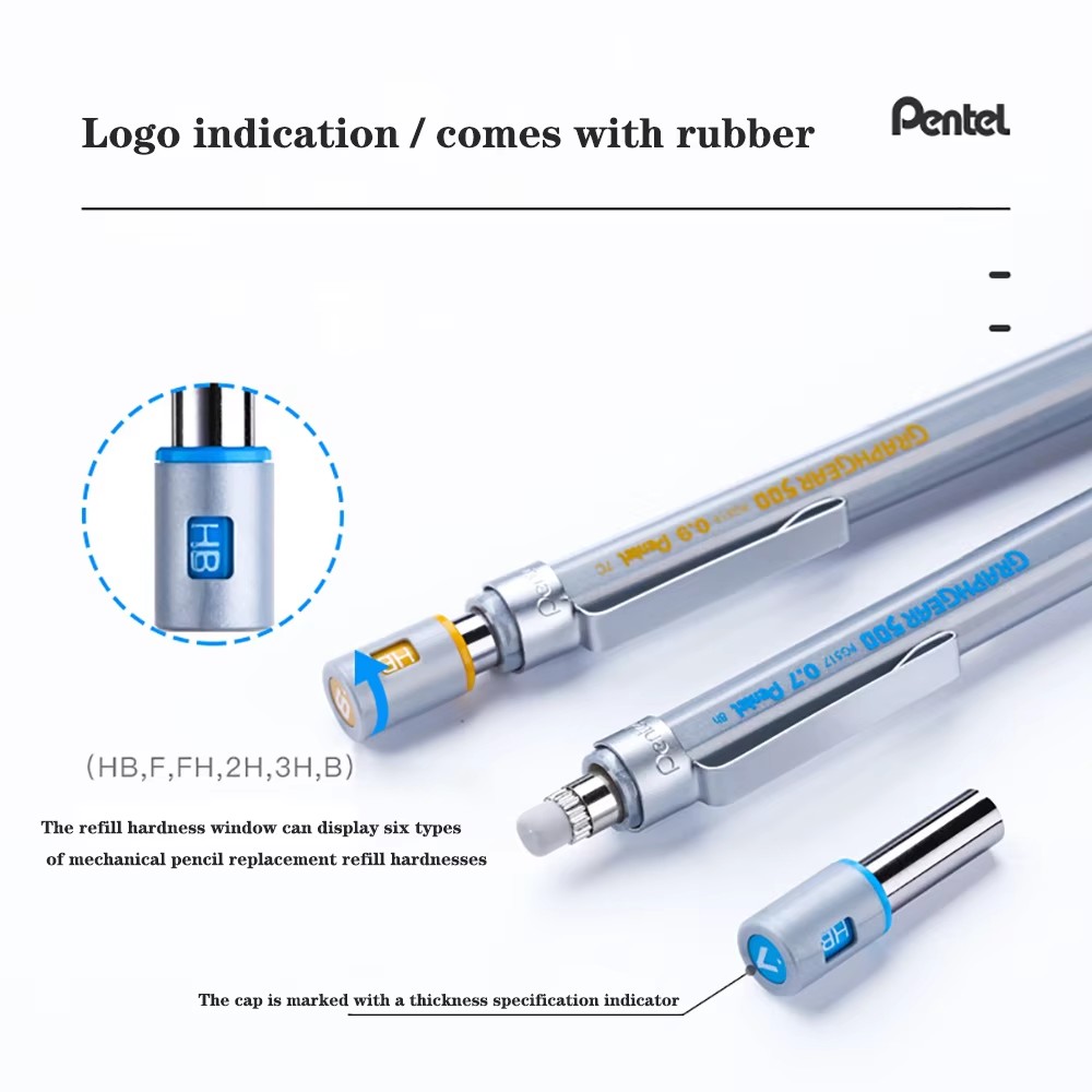 1pc Pentel Graphgear 500 Draft - Mechanical Pencil 0.3 recension och pris
