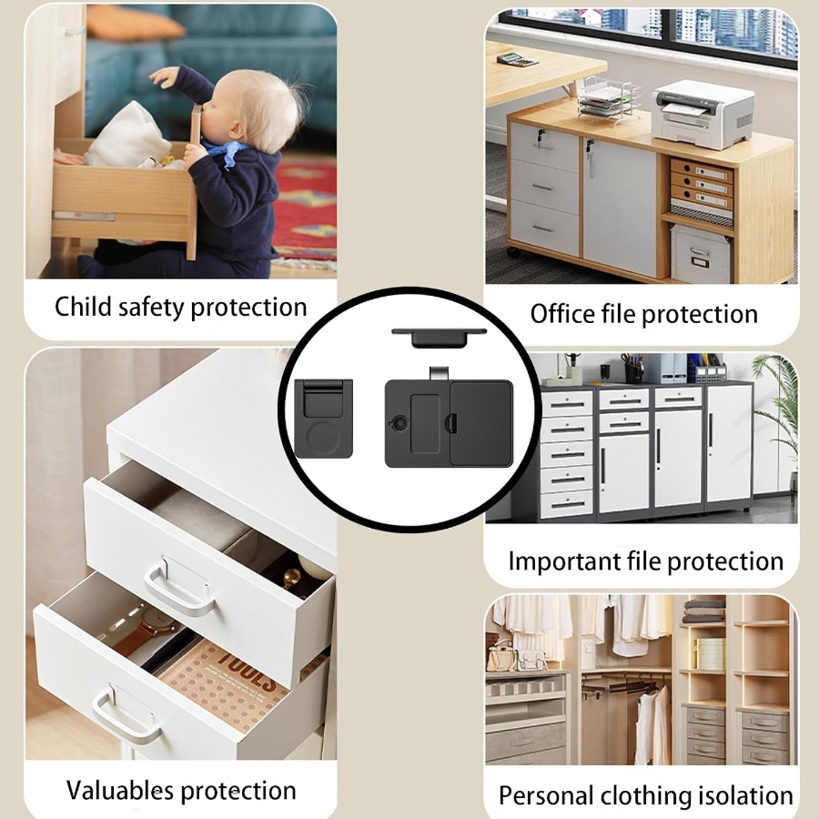 NFC Drawer Door Lock Invisible - Card Index Box recension och pris